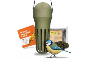  Nowoczesny karmnik dla ptaków na nasiona, orzeszki ziemne, słonecznik Max