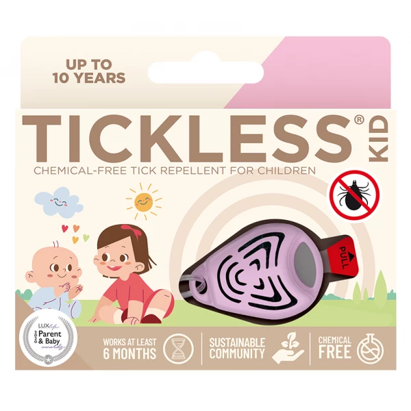 Urządzenie ultradźwiękowe na kleszcze Tickless Kid różowy