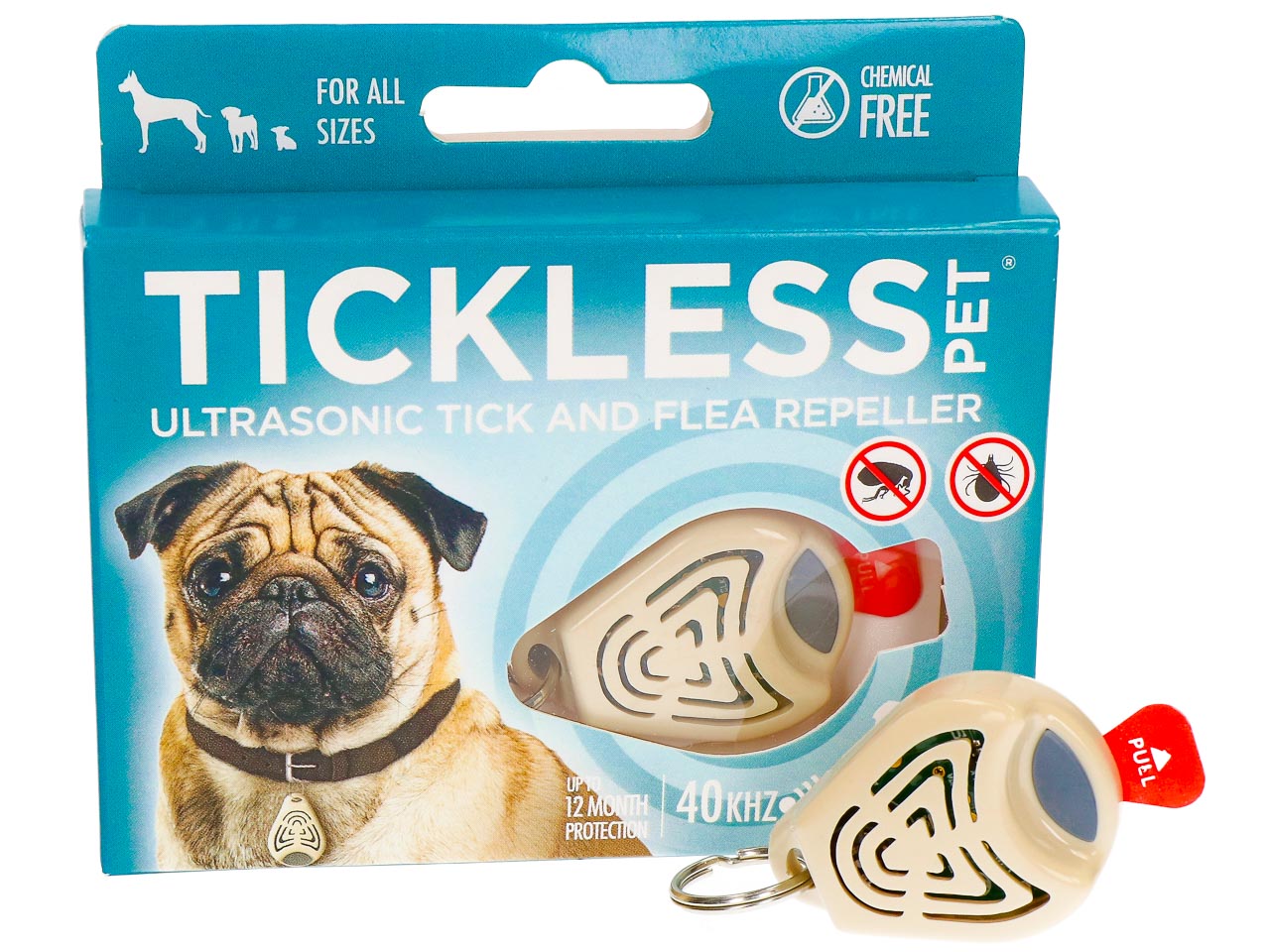 odstraszacz kleszczy i pcheł, tickless