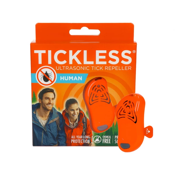 Odstraszacz kleszczy Tickless Human Orange. Odstraszacz na kleszcze dla ludzi.