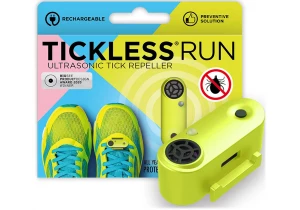 Urządzenie ultradźwiękowe na kleszcze TickLess Run UV YELLOW dla biegaczy.
