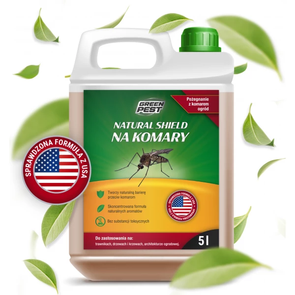 Oprysk na komary Natural Shield Green Pest 5L.