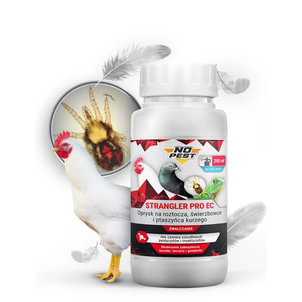 Oprysk na pasożyty w kurniku, gołębniku, terrarium STRANGLER PRO EC No Pest® 250ml