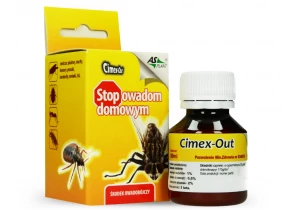 Preparat Cimex out 50ml. Oprysk na komary, kleszcze, pluskwy, muchy. 
