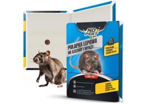 Pułapka lepowa na szczury, myszy, gryzonie No Pest 40x25cm.