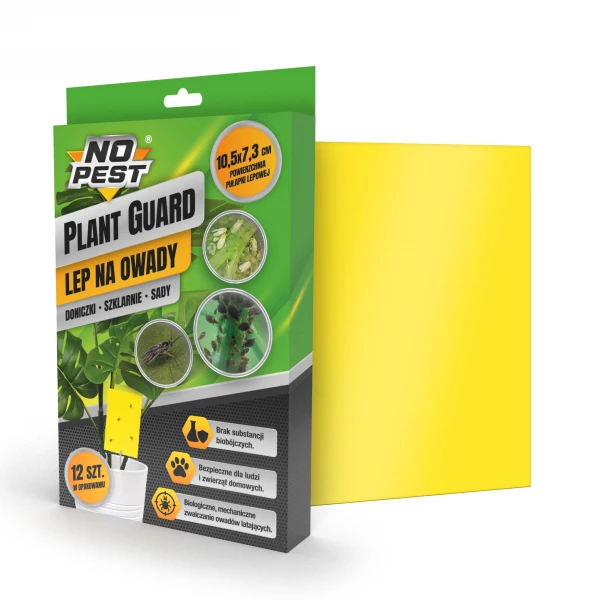 Silny lep na owady domowe Plant Guard No Pest® 12 szt