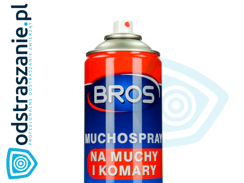 bros, muchospray, spray na muchy komary, środek na muszki owocówki mole osy, muchozol