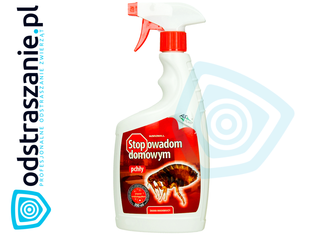 środek, preparat, spray, płyn na pchły