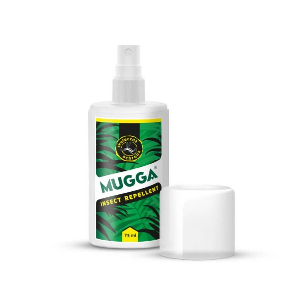 Środek na kleszcze Mugga Spray 9,5% DEET. Preparat na kleszcze. 