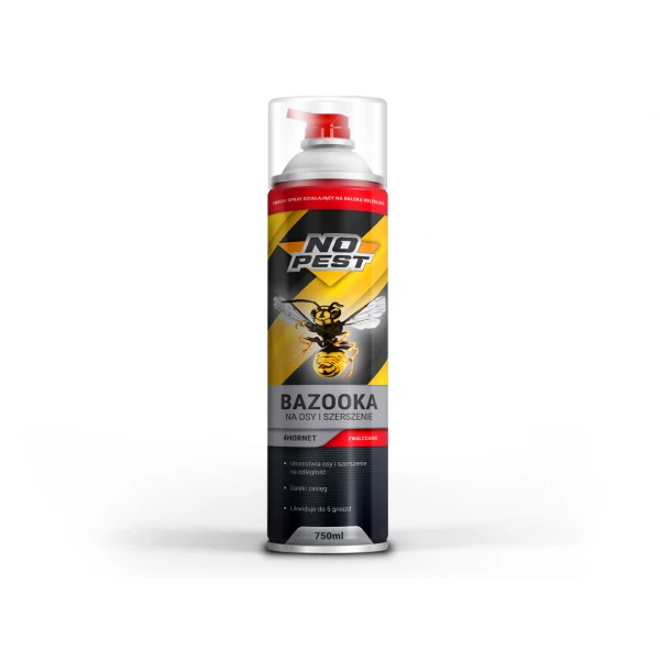 Środek na osy, szerszenie Bazooka na osy No Pest® preparat, spray 750ml
