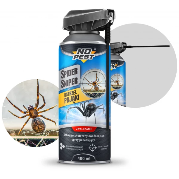 Środek na pająki spray z rurką Spider Sniper No Pest® 400ml