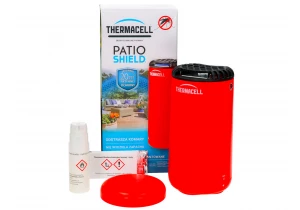 Thermacell Patio Shield Odstraszacz komarów i meszek do ogrodu czerwony
