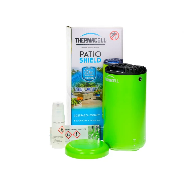 Thermacell Patio Shield Odstraszacz komarów i meszek do ogrodu zielony