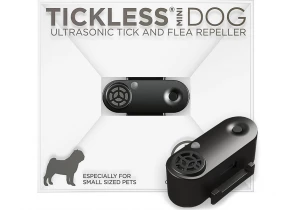 Tickless Mini Odstraszacz na pchły i kleszcze dla psów czarny