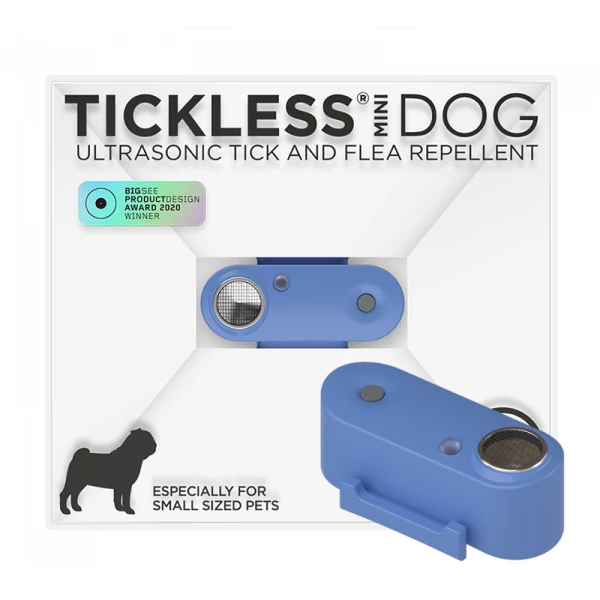Tickless Mini Odstraszacz na pchły i kleszcze dla psów Greek Blue