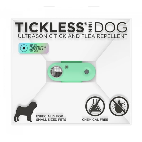 Tickless Mini Odstraszacz na pchły i kleszcze dla psów Mentha Green