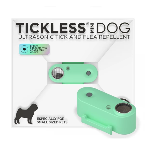 Tickless Mini Odstraszacz na pchły i kleszcze dla psów Mentha Green