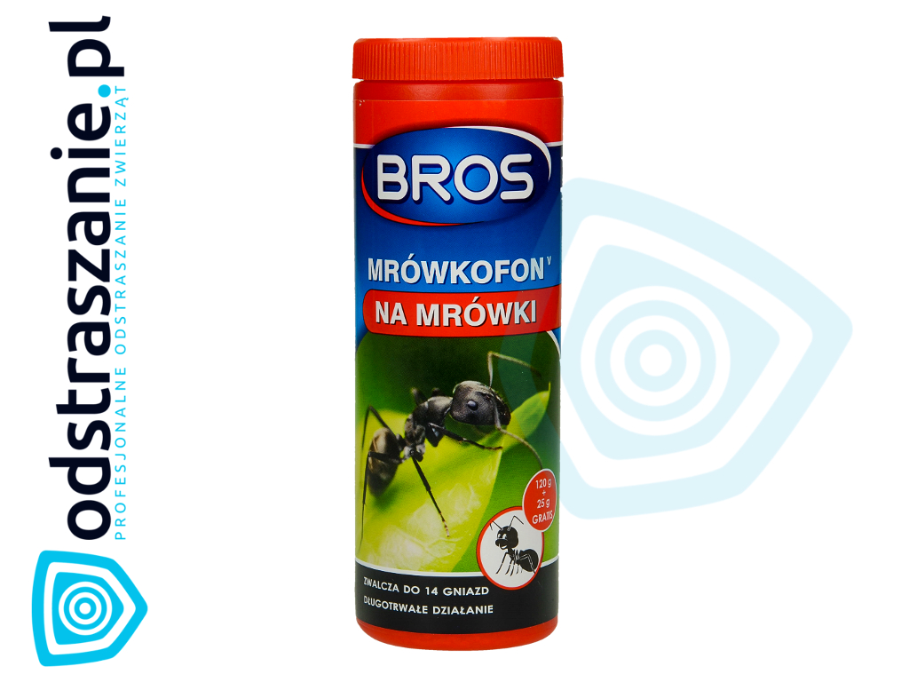 bros, mrówkofon, granulat na mrówki i gniazda, trutka na mrówki i gniazda