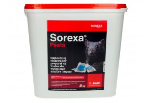 Trutka na szczury, myszy, gryzonie. Sorexa difenakum pasta 5kg.