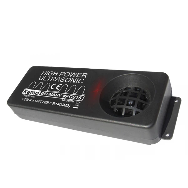 Ultradźwiękowy odstraszacz nietoperzy na baterię Kemo FG015.