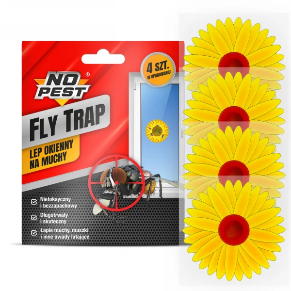 Wabiący lep na owady domowe Sunflower Trap No Pest®
