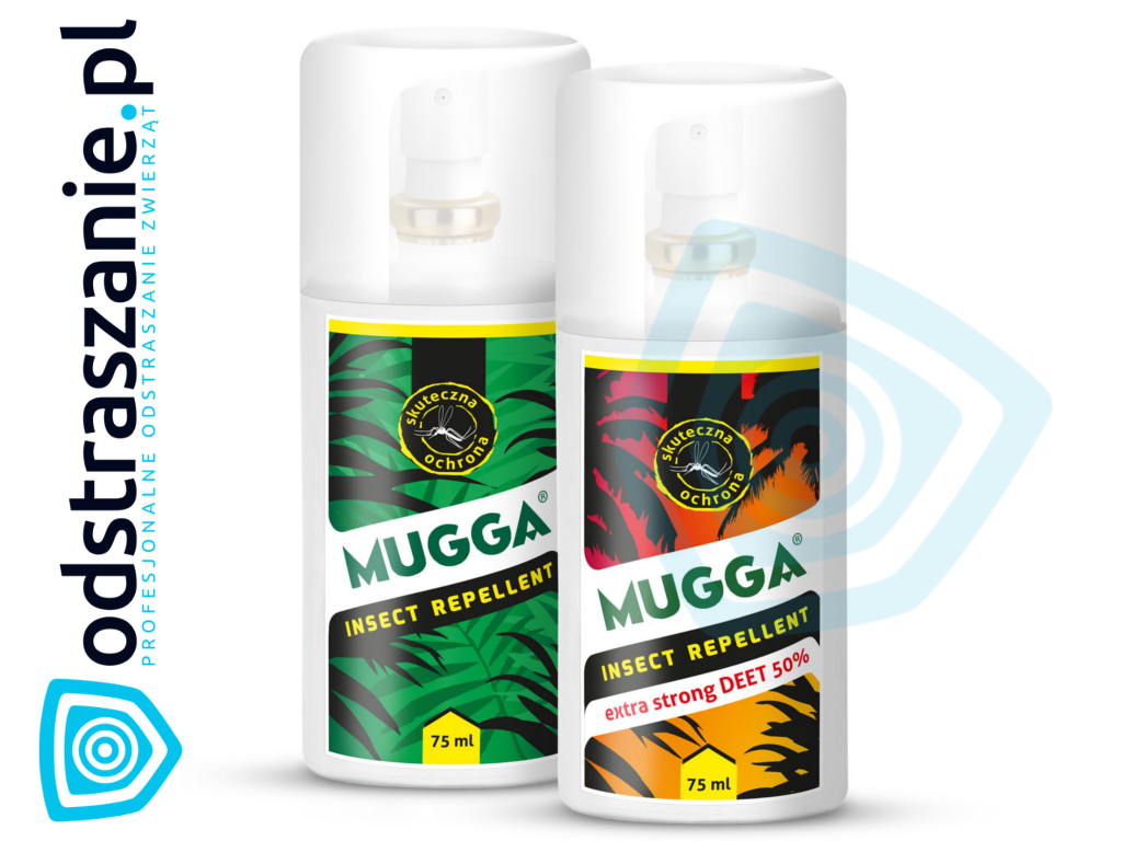 mugga strong, mugga classic, spray, preparat na komary, środek na komary