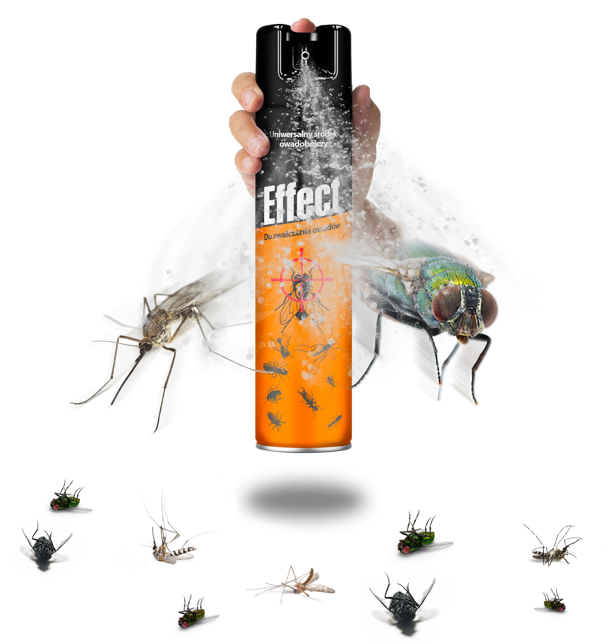 effect aerozol, spray na muchy, spray na mrówki, spray owadobójczy, aerozol